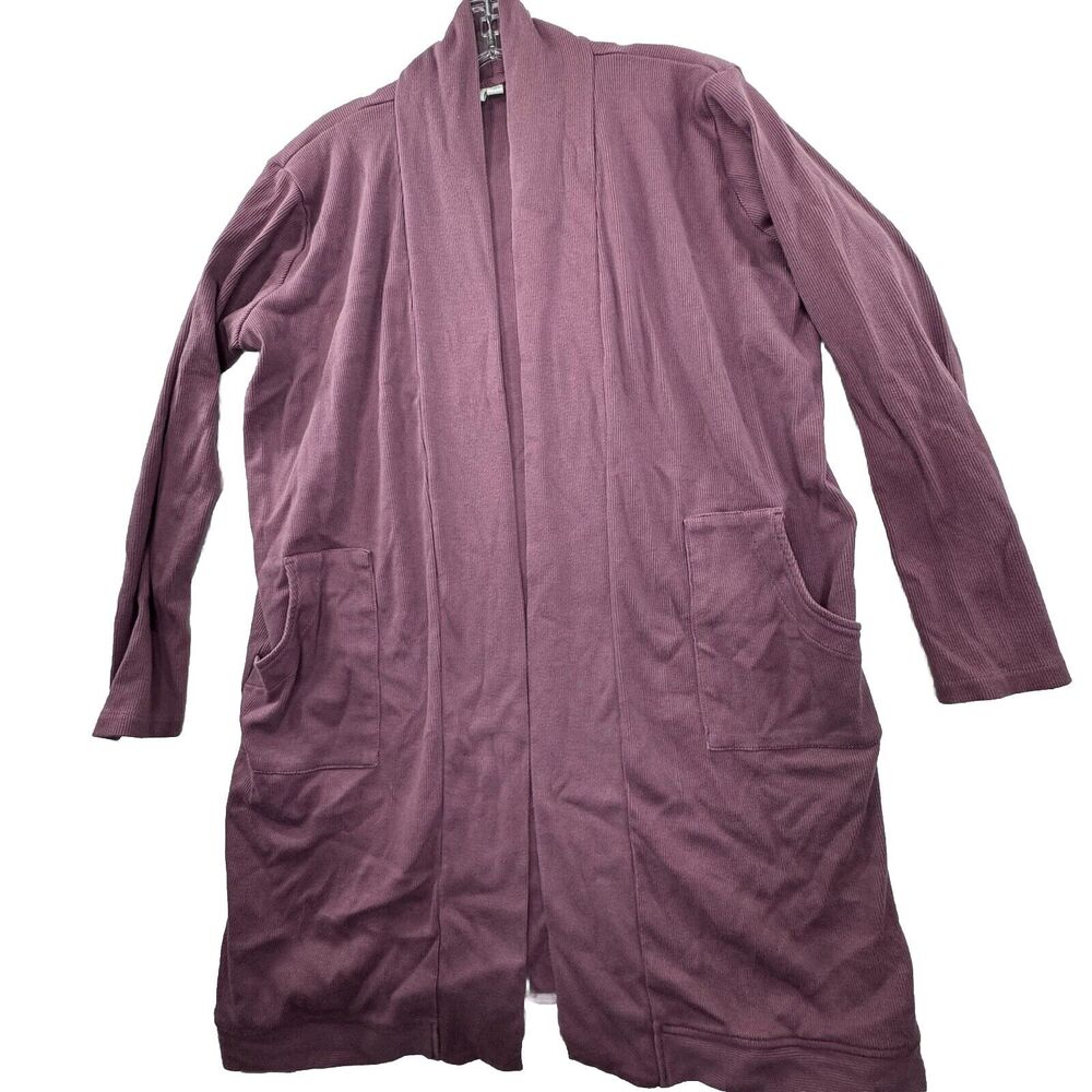 ByTavi Tunic Cardigan Womens Medium Neutral Longline Eco Fair Trade